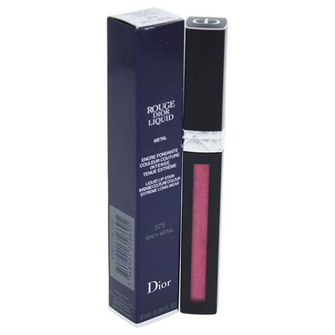 dior 375 spicy metal|dior liquid lip stain.